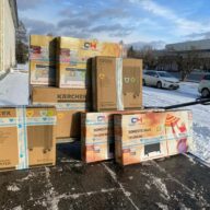 Christmas gifts for VAFO friends went to Ukrainian shelters
